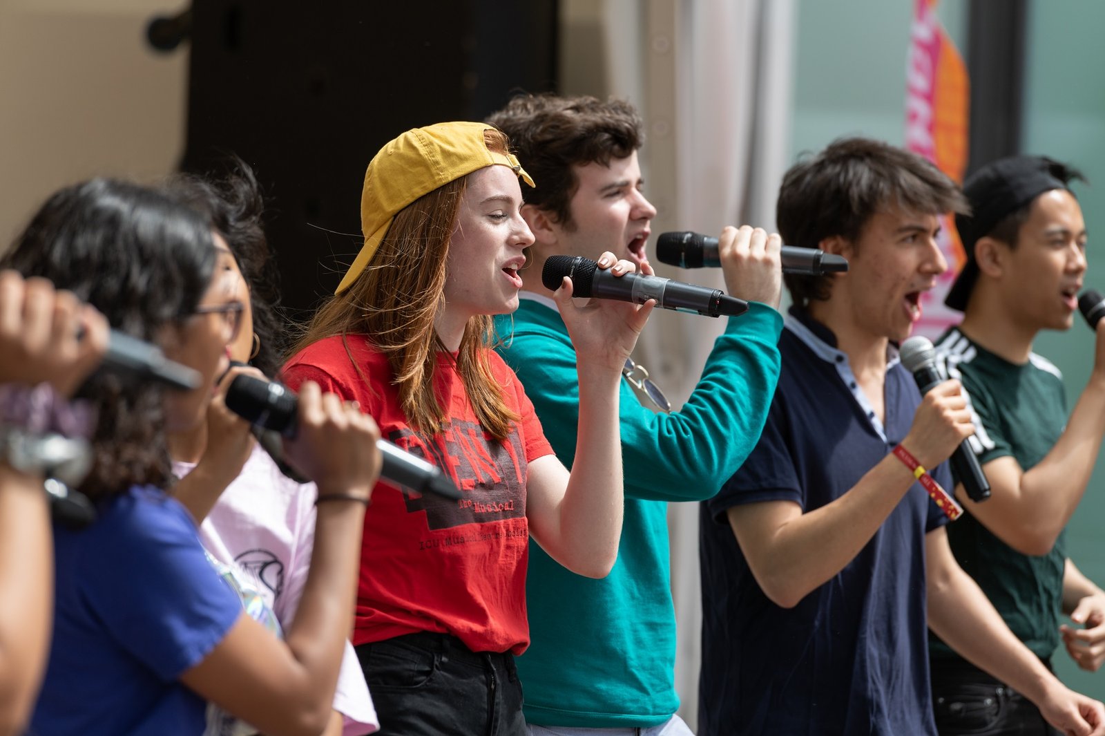 Singers performing at the Festival